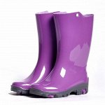 Детские резиновые сапожки Nordman Rain с вкладышем сиреневые