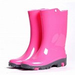 Детские резиновые сапожки Nordman Rain с вкладышем розовые