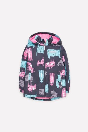 Куртка(Весна-Лето)+girls (темно-серый, розовый, кошки, собаки)