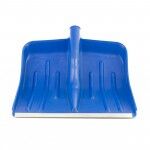 Лопата для уборки снега пластиковая, синяя, 420х425 мм, без черенка, Россия// Сибртех