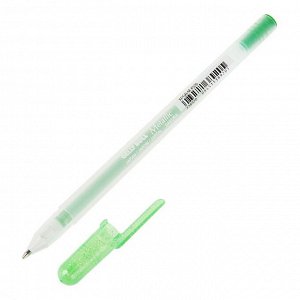 Ручка гелевая для декоративных работ Sakura Gelly Roll Metallic, 0.8 мм, зелёный (изумрудный)