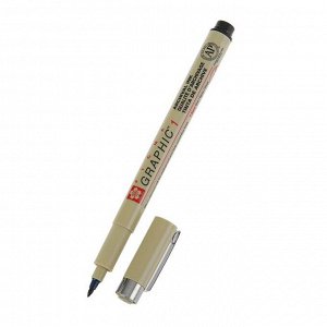 Ручка капиллярная для графических работ и каллиграфии Sakura Pigma Graphic 1, Черный 1.0