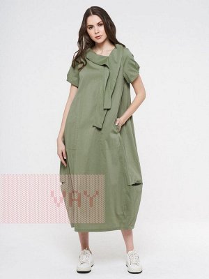 Платье женское-. Цвет: БХ11 оливковый 54-56