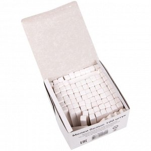 Мелки белые «АЛГЕМ», в наборе 100 штук, квадратные
