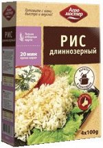 01 РИС ШЛИФОВ, ДЛИНОЗЕРНЫЙ  (крупа в пакетах для варки) 400гр