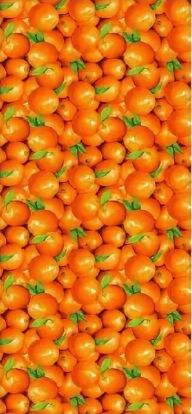 Скатерть рогожка "Апельсины" 150 х 150 см
