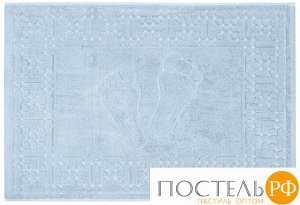 КМХнгол-50-70 Полотенце для ног, Guten Morgen, Ткань махровая, Небесно-Голубой 50х70 см