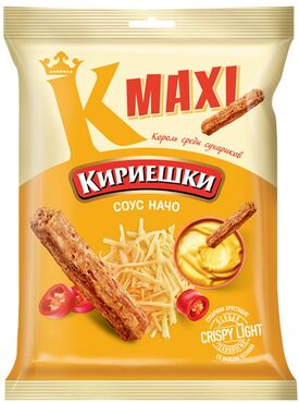 «Кириешки Maxi», сухарики со вкусом соуса начо, 60 г