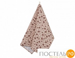 Пр-КДР-45-60 Полотенце, Guten Morgen, Рогожка, Кофейные деревья, наб. 45х60 см