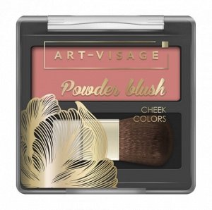 Румяна AV "POWDER BLUSH" компактные №302 с кисточкой