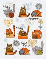 &quot; Полотенце вафельное кухонное &quot;Котофей&quot;2