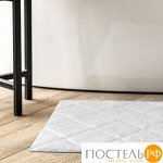 РОДОС бел Коврик для ванной  60х90, 100% хлопок, 1700 гр/м2