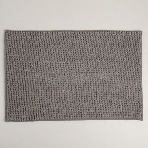 Коврик Доляна «Букли», 40x60 см, цвет серый