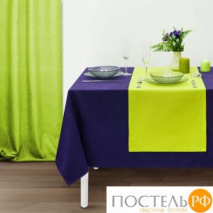 Дорожка на стол "Фисташио", 40х140 см, P98-Z140/1, хлопок, коллекция "Himalaya", цвет салатовый