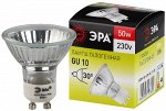 Лампа Лампа галогенная Эра GU10-JCDR (MR16) -50W-230V (галоген, софит, 50Вт, нейтр, GU10)