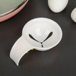 Разделитель для яиц с фиксатором, 11?7,5?3,5 см, цвет белый