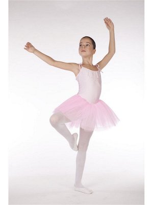 Боди-балеринка для балета с юбочкой из фатина