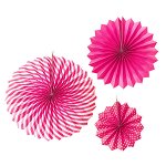 Набор бумажных фантов 20/30/40 см Pink 3 шт