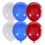 Воздушный шар 12&quot;/30см Пастель Триколор 30шт