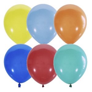 Воздушный шар 2"/5см Пастель ассорти 100шт