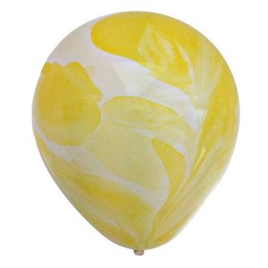 Воздушный шар 12"/30см Многоцветный Yellow 25шт