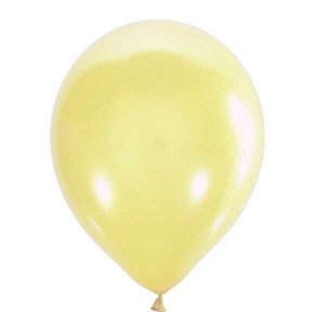 Воздушный шар 5"/13см Металлик LEMON YELLOW 034 100шт