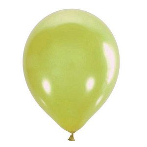 Воздушный шар 5"/13см Металлик LIME GREEN 035 100шт