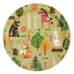 Тарелки Лесные жители 23 см 6 шт