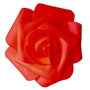 Декор свадебный Роза красная 12см 1 шт