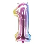 Фигура Цифра 1 Радужная 40&quot;/102 см