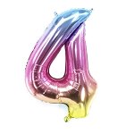 Фигура Цифра 4 Радужная 40&quot;/102 см