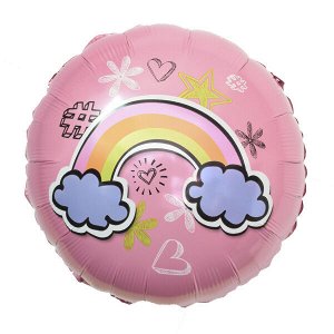 МенюКруг Радуга PINK 18"/45 см