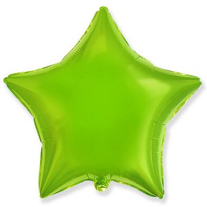 Звезда LIME GREEN 18"/45 см фольгированный шар