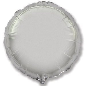 Круг SILVER 18"/45 см фольгированный шар