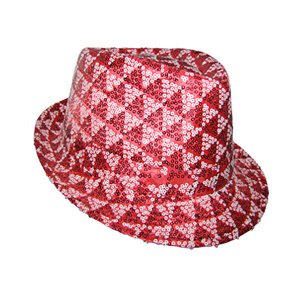 Шляпа Клубная красно-белая