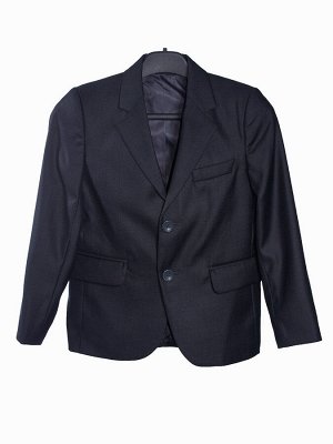 Пиджак Пиджак для мальчика. Ткань костюмная; вискоза 62%, лавсан 18%, ацетат 20%, Цвет: Антрацит. Пиджак с подкладкой, с центральной бортовой застёжкой на две или три (в зависимости от размера) петли 