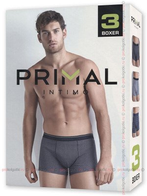 PRIMAL, B207 uomo boxer, 3 pezzi