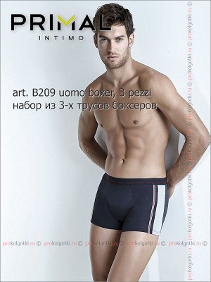 PRIMAL, B209 uomo boxer, 3 pezzi