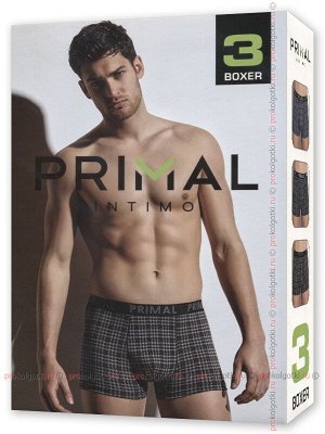 PRIMAL, B164 uomo boxer, 3 pezzi