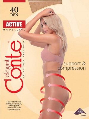 Колготки Active 40 колготки (Conte) шортики. коррекция