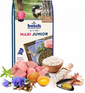 Bosch Maxi Junior сухой корм для щенков 15 кг
