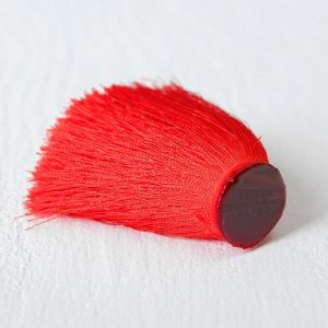 Декоративный элемент «Кисть» диаметр 9 см, цвет красный