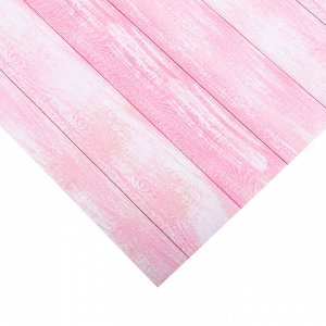 Бумага для скрапбукинга с клеевым слоем «Жизнь в розовом цвете», 20 x 21,5 см, 250 г/м