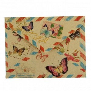 Конверт МИНИ подарочный «Бабочки», 7,5 х 9,8 см