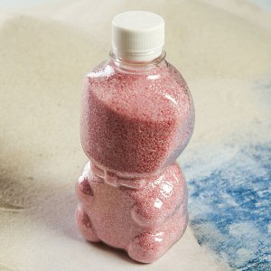 Песок цветной в бутылках "Нежно-розовый"