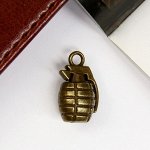 Декор для творчества металл &quot;Граната&quot; бронза 2х1х1 см