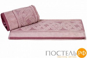 H0001283 Махровое полотенце 70x140 "HURREM", розовый, 100% Хлопок