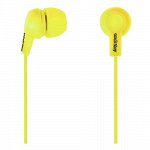 Внутриканальные наушники Smartbuy JAZZ, желтые, 3 пары силиконовых вставок (SBE-760)/40