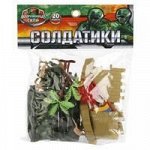 Набор Солдатиков Играем Вместе с аксессуарами в пакете 20шт пальма 252756