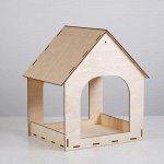 Кормушка для птиц &quot;Теремок&quot;, 22 х 20 х 17 см